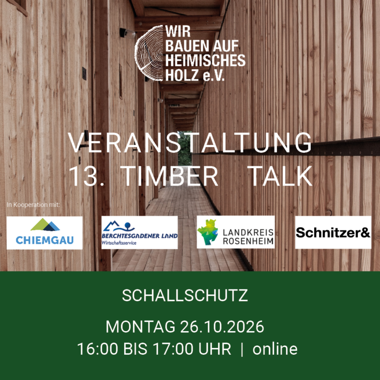 13 TimberTalk Schallschutz