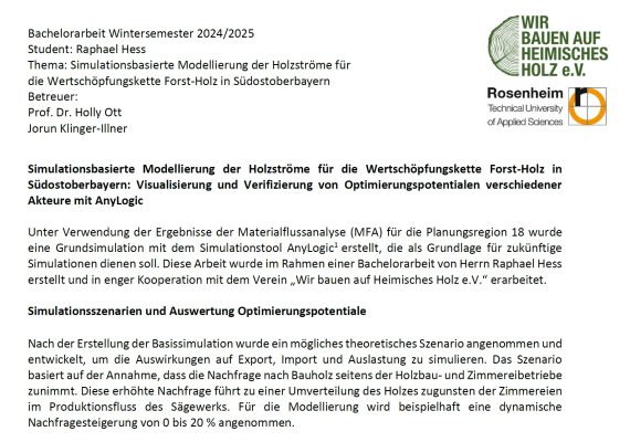 Raphael Hess Wir bauen auf heimisches Holz e.V.