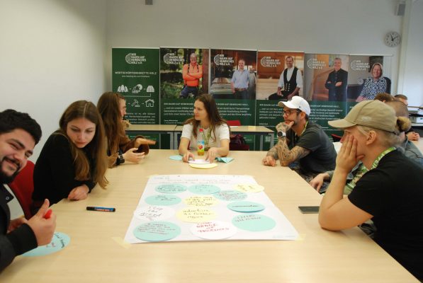 Im kreativen Workshop werden Ideen der Gruppen entwickelt