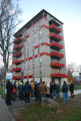 Das bekannte Holz8 ist mit seinen 8 Geschossen Bayerns erster Mehrgeschosser in Holz und war damals das höchste Holzgebäude Deutschlands.