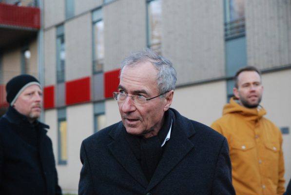 Architekt Prof. Arthur Schankula ist seit Beginn an der Gestaltung der Siedlung beteiligt.