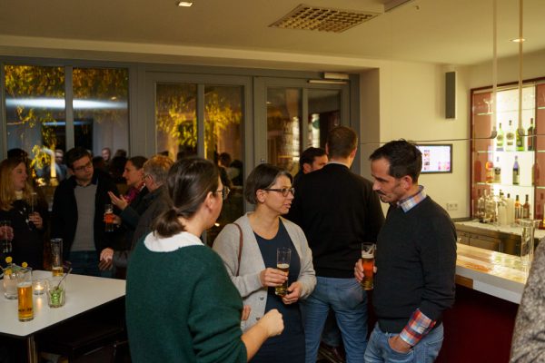 Spannende Gespräche über die Entwicklungen im Holzbau.