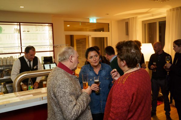 Der lockere Austausch unter Fachleuten bietet viel Potential für gemeinsame Projekte.