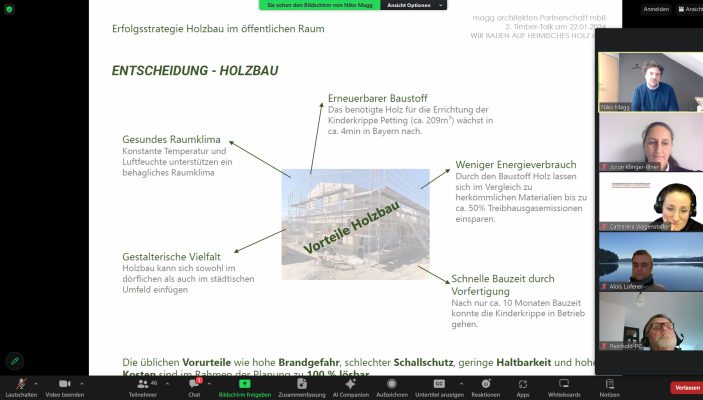 Die Vorteile des Holzbaus stehen für sich!