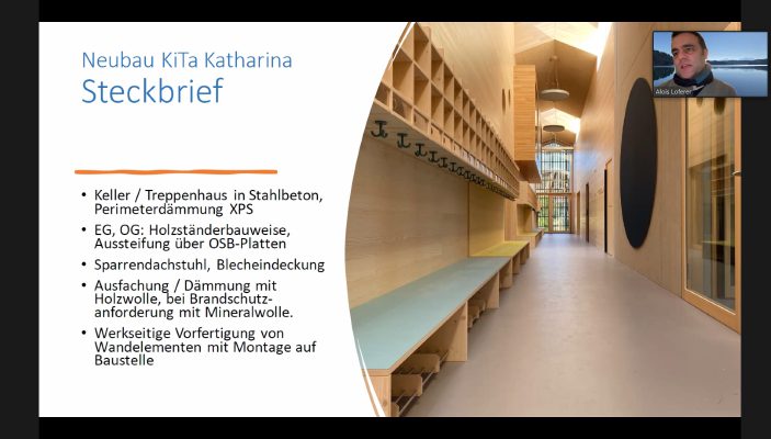 Sichtbares Holz an den Innenwänden ist schön.