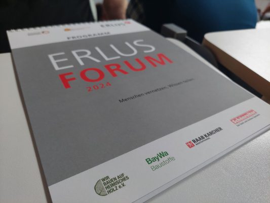 Erlus-Forum Wir bauen auf heimisches Holz