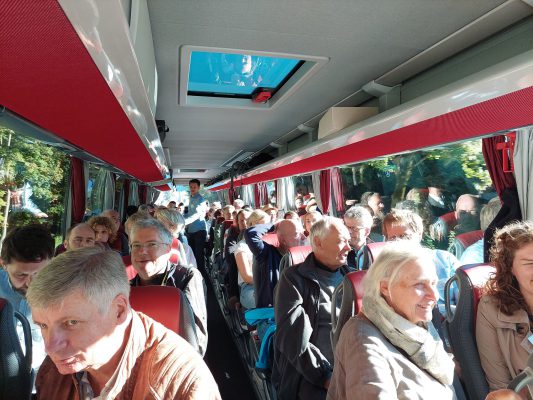 Der Bus war gleich ausgebucht, so dass wir uns freuen, nächstes Jahr wieder diese Veranstaltung durchzuführen - natürlich mit anderen Beschichtigung-Objekten!