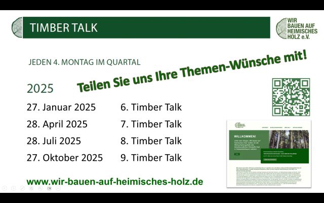 6. TimberTalk Schnittstellenhacks Wir bauen auf heimisches Holz e.V.