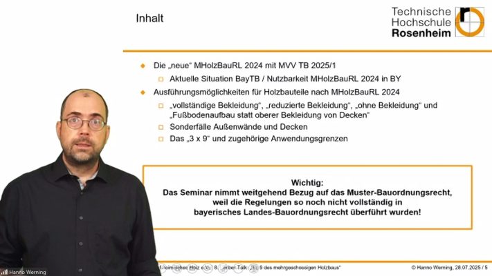 Wir bauen auf heimisches Holz e.V. - Brandschutz 8TimberTalk
