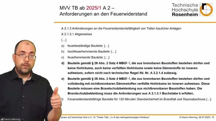 Wir bauen auf heimisches Holz e.V. - Brandschutz 8TimberTalk