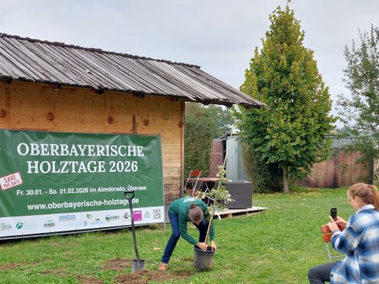 Wir bauen auf heimisches Holz e.V. Baumpflanz-Challenge