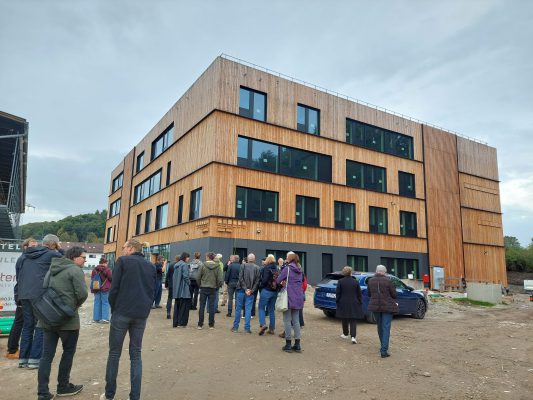 Wir bauen auf heimisches Holz e.V. Holzbau Exkursion EuRegio Interreg Rosenheim Tirol