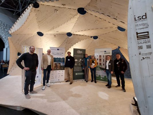 Wir bauen auf heimisches Holz auf Internationalem Holzbauforum