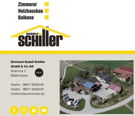 Messestand beim Tag der offenen Tür Zimmerei Schiller