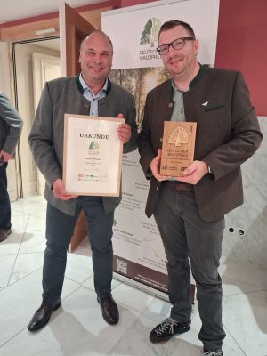 Waldbesitzer des Jahres bei Wir bauen auf heimisches Holz e.V.