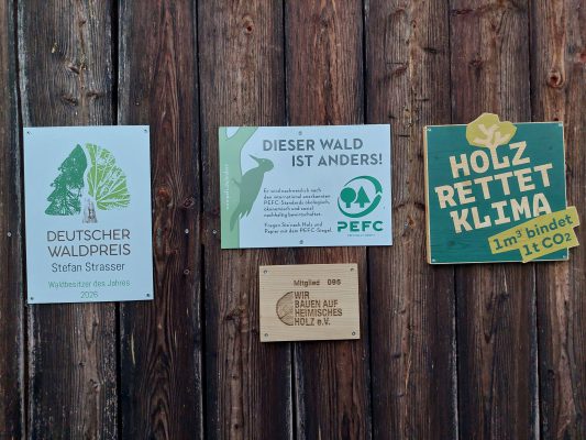 Waldrundgang mit Waldbesitzer des Jahres - Wir bauen auf heimisches Holz e.V.