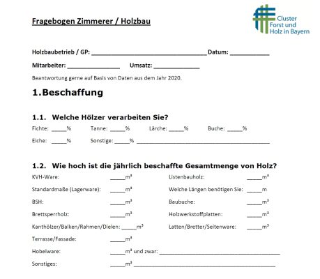 Stoffströme Wir bauen auf heimisches Holz
