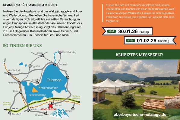 Oberbayerische Holztage Vorbereitung