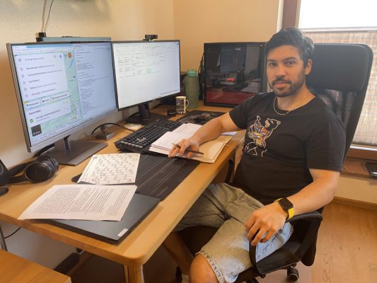 Studenten Wir bauen auf heimisches Holz